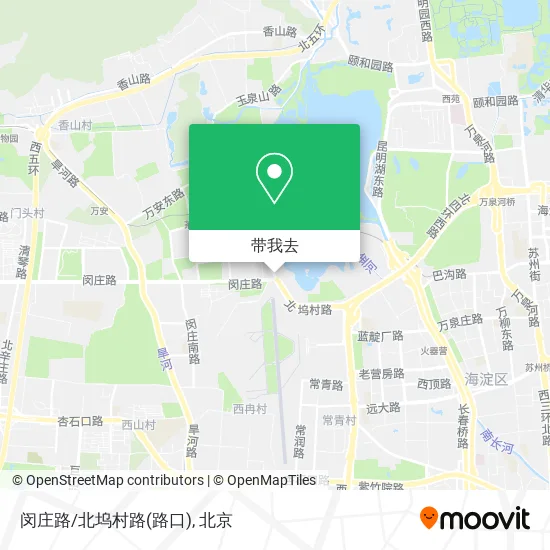 闵庄路/北坞村路(路口)地图