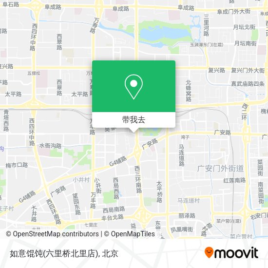 如意馄饨(六里桥北里店)地图
