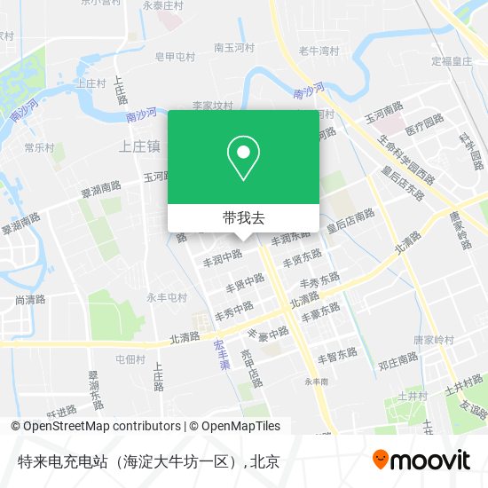 特来电充电站（海淀大牛坊一区）地图