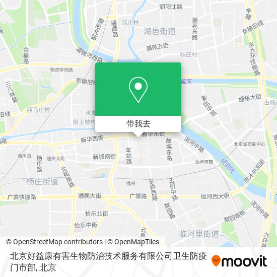 北京好益康有害生物防治技术服务有限公司卫生防疫门市部地图