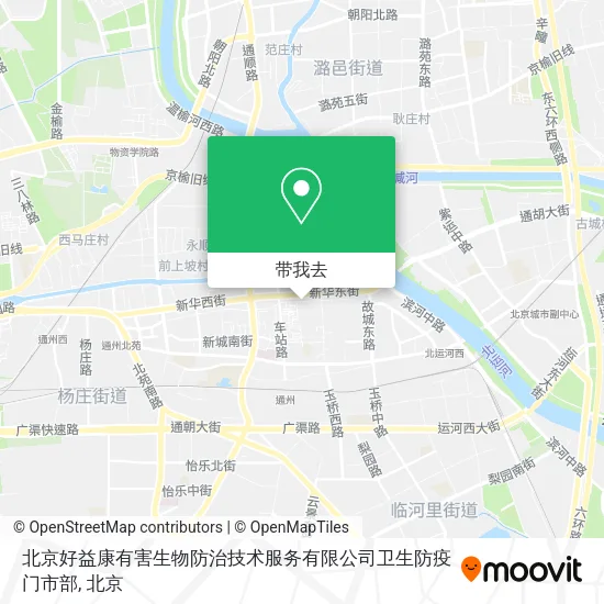 北京好益康有害生物防治技术服务有限公司卫生防疫门市部地图