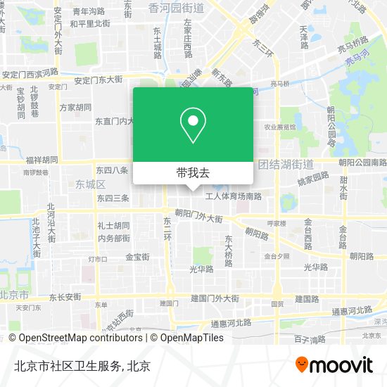 北京市社区卫生服务地图