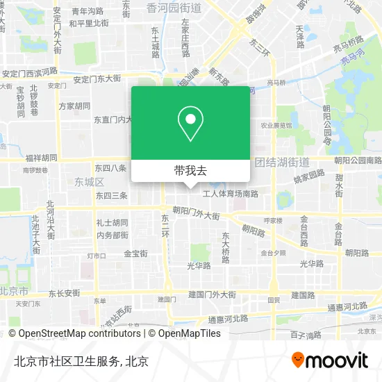 北京市社区卫生服务地图