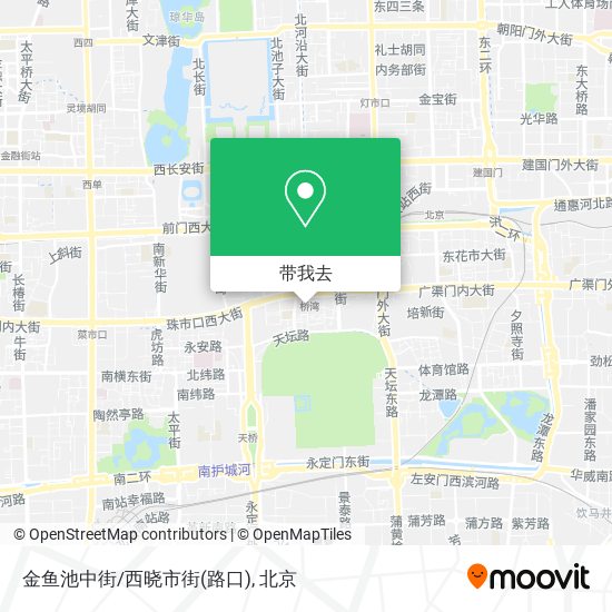 金鱼池中街/西晓市街(路口)地图