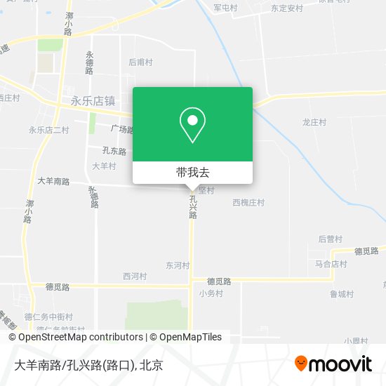 大羊南路/孔兴路(路口)地图