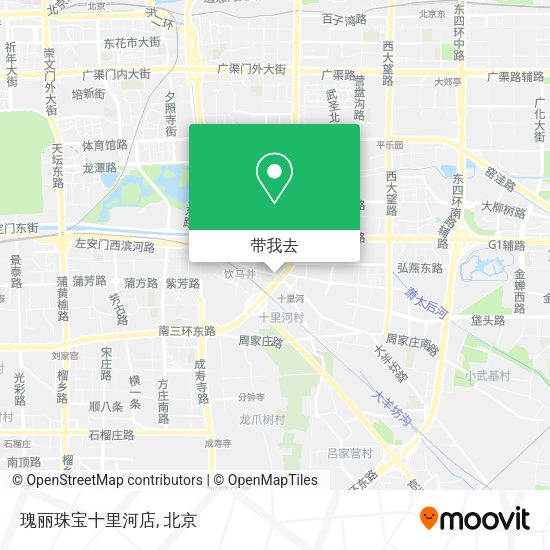 瑰丽珠宝十里河店地图