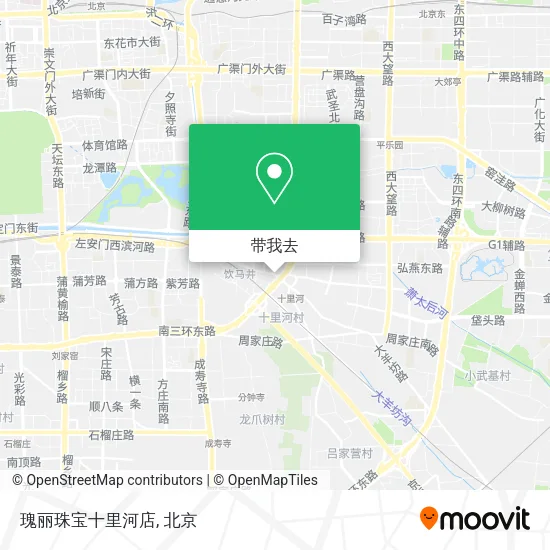 瑰丽珠宝十里河店地图