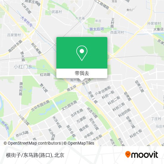 横街子/东马路(路口)地图