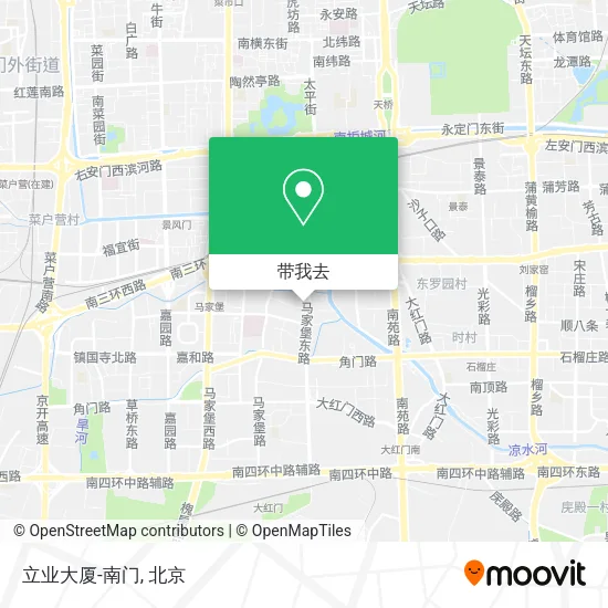 立业大厦-南门地图