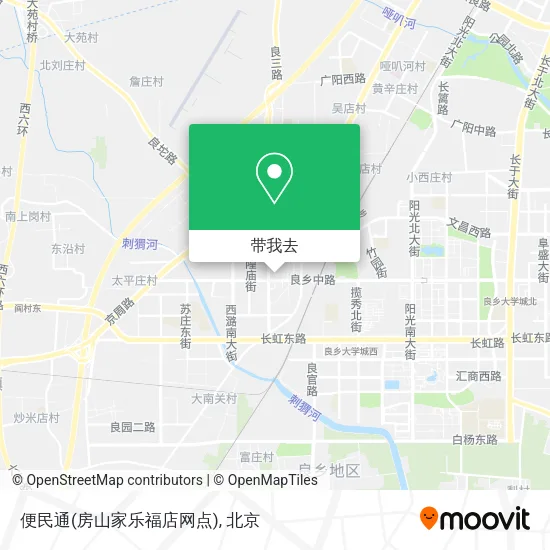 便民通(房山家乐福店网点)地图