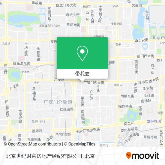 北京世纪财富房地产经纪有限公司地图