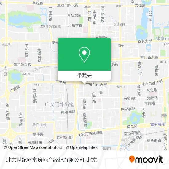 北京世纪财富房地产经纪有限公司地图