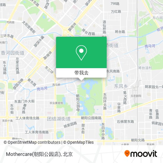 Mothercare(朝阳公园店)地图
