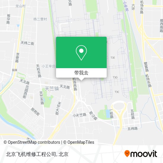 北京飞机维修工程公司地图