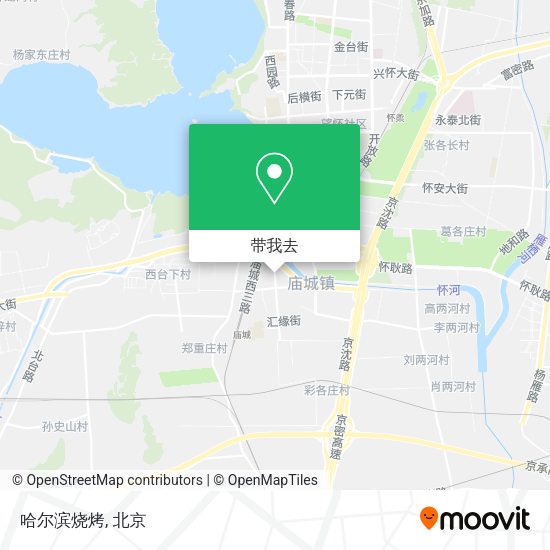 哈尔滨烧烤地图