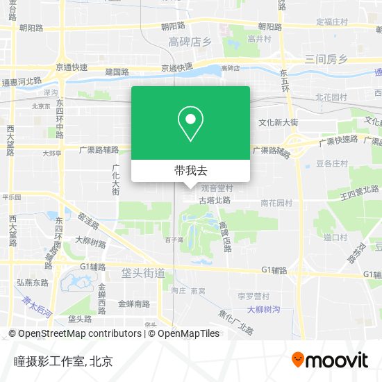 瞳摄影工作室地图