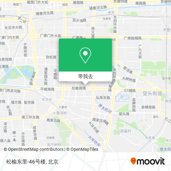松榆东里-46号楼地图