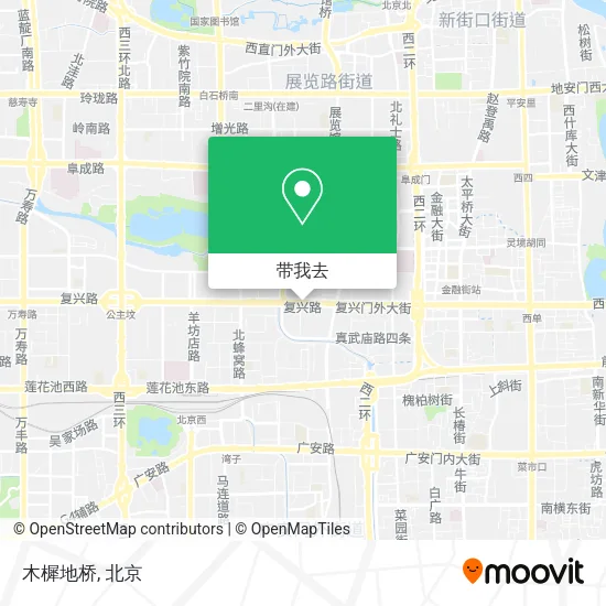 木樨地桥地图