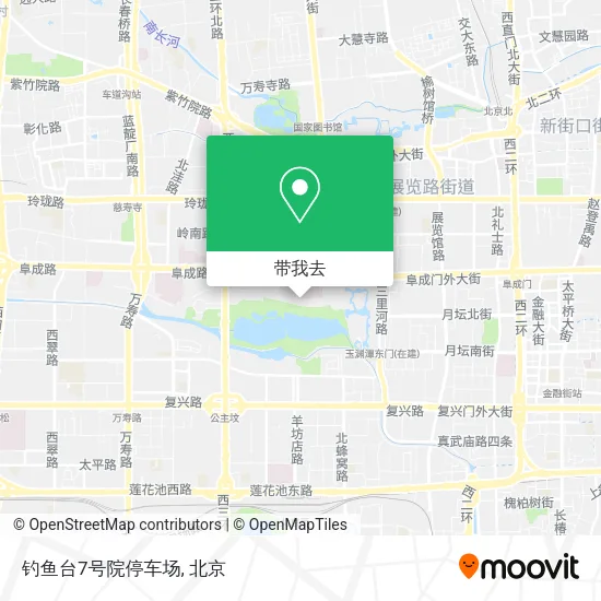 钓鱼台7号院停车场地图