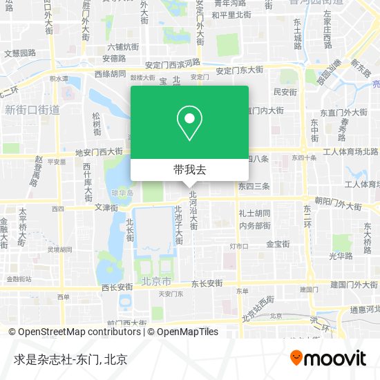 求是杂志社-东门地图