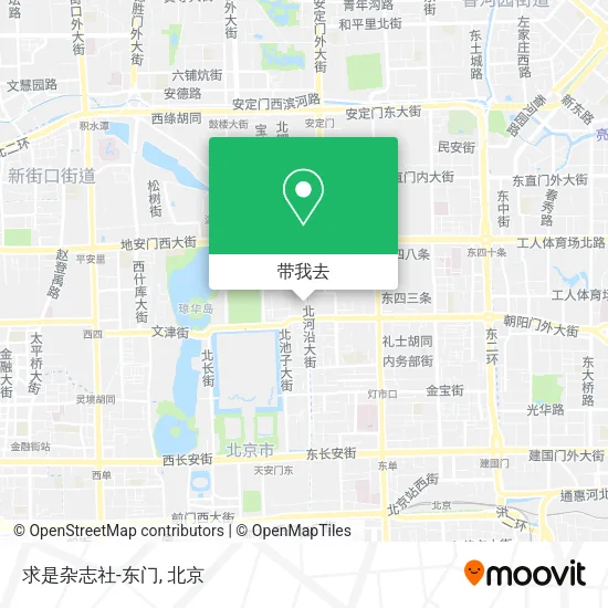 求是杂志社-东门地图