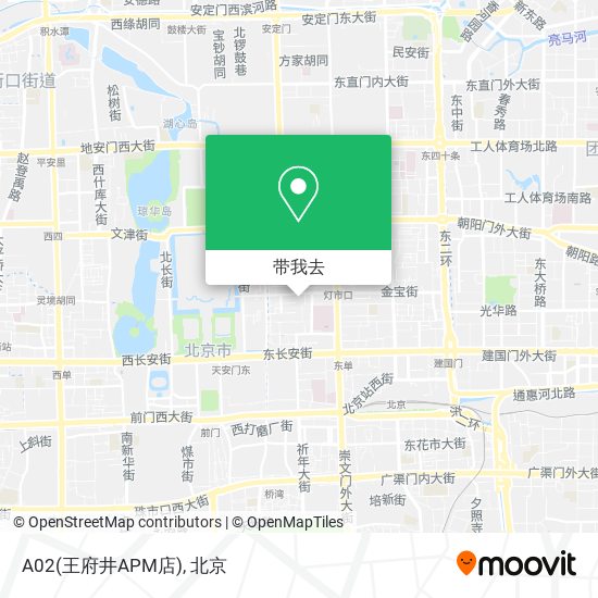 A02(王府井APM店)地图