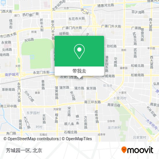 芳城园一区地图