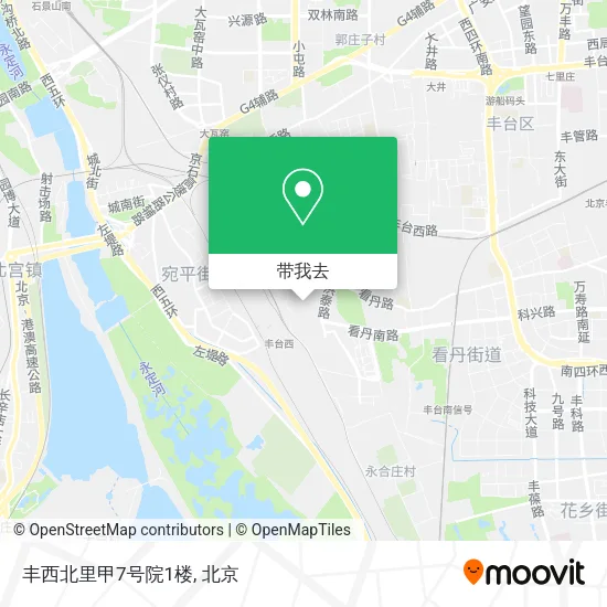 丰西北里甲7号院1楼地图