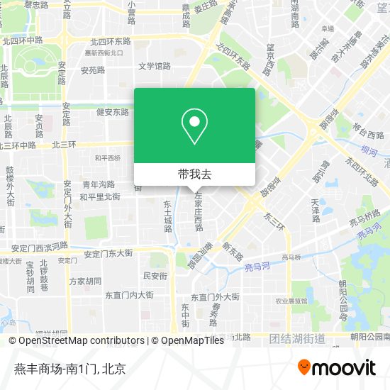 燕丰商场-南1门地图