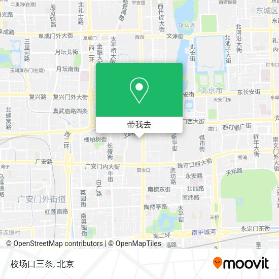 校场口三条地图