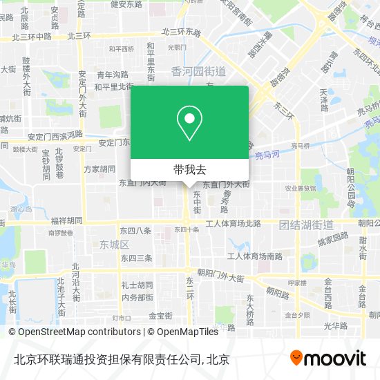 北京环联瑞通投资担保有限责任公司地图