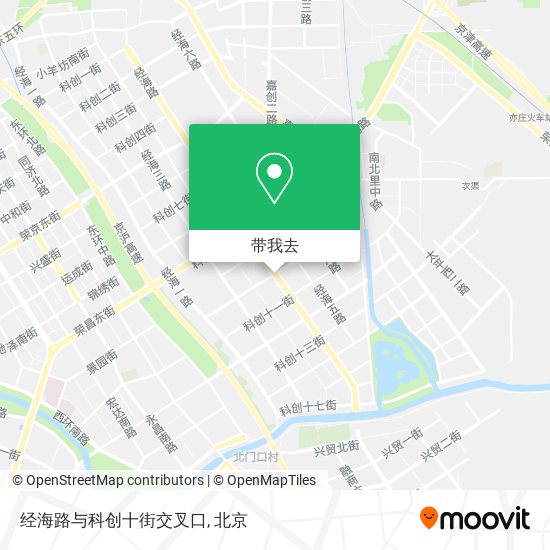经海路与科创十街交叉口地图