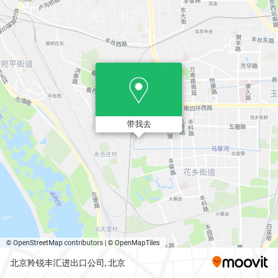 北京羚锐丰汇进出口公司地图