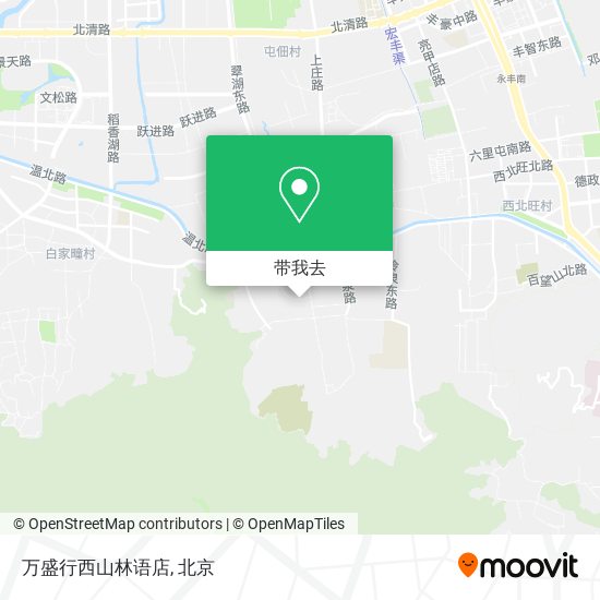万盛行西山林语店地图