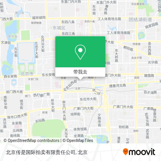 北京传是国际拍卖有限责任公司地图