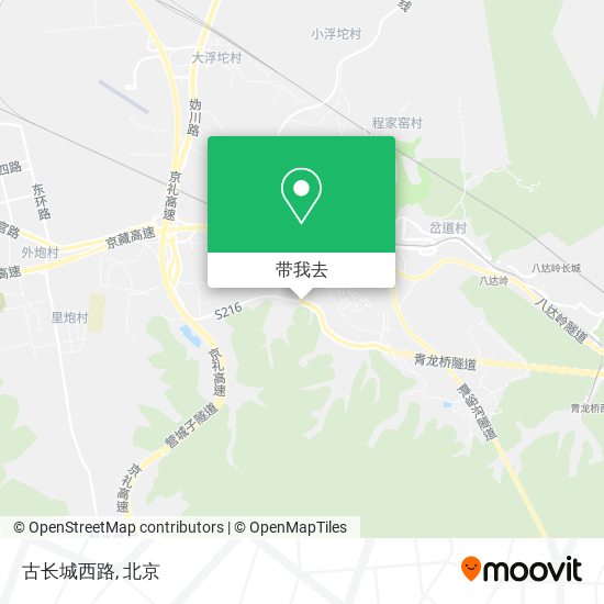 古长城西路地图