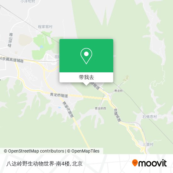八达岭野生动物世界-南4楼地图