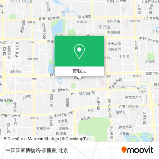 中国国家博物馆-演播室地图