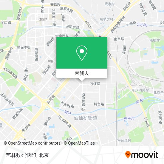 艺林数码快印地图
