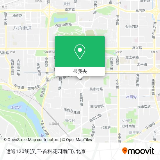 运通120线(吴庄-首科花园南门)地图