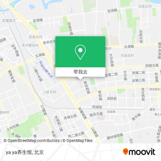 ya ya养生馆地图
