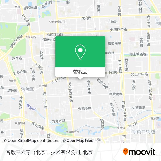 音教三六零（北京）技术有限公司地图