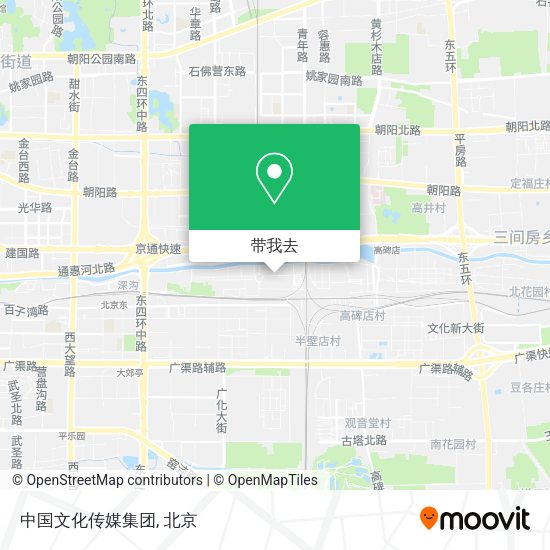 中国文化传媒集团地图
