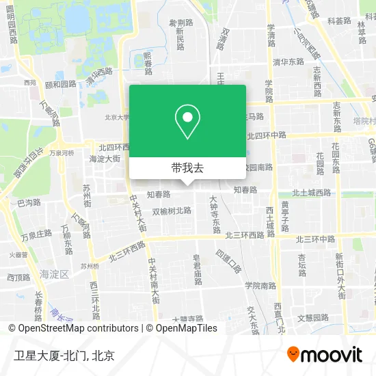 卫星大厦-北门地图
