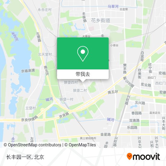 长丰园一区地图