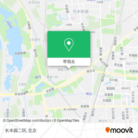 长丰园二区地图