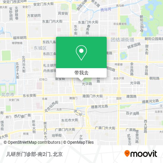 儿研所门诊部-南2门地图
