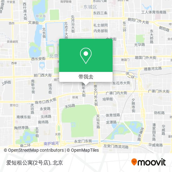 爱短租公寓(2号店)地图
