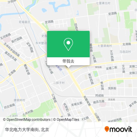华北电力大学南街地图