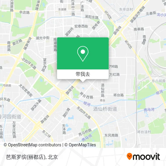 芭斯罗缤(丽都店)地图